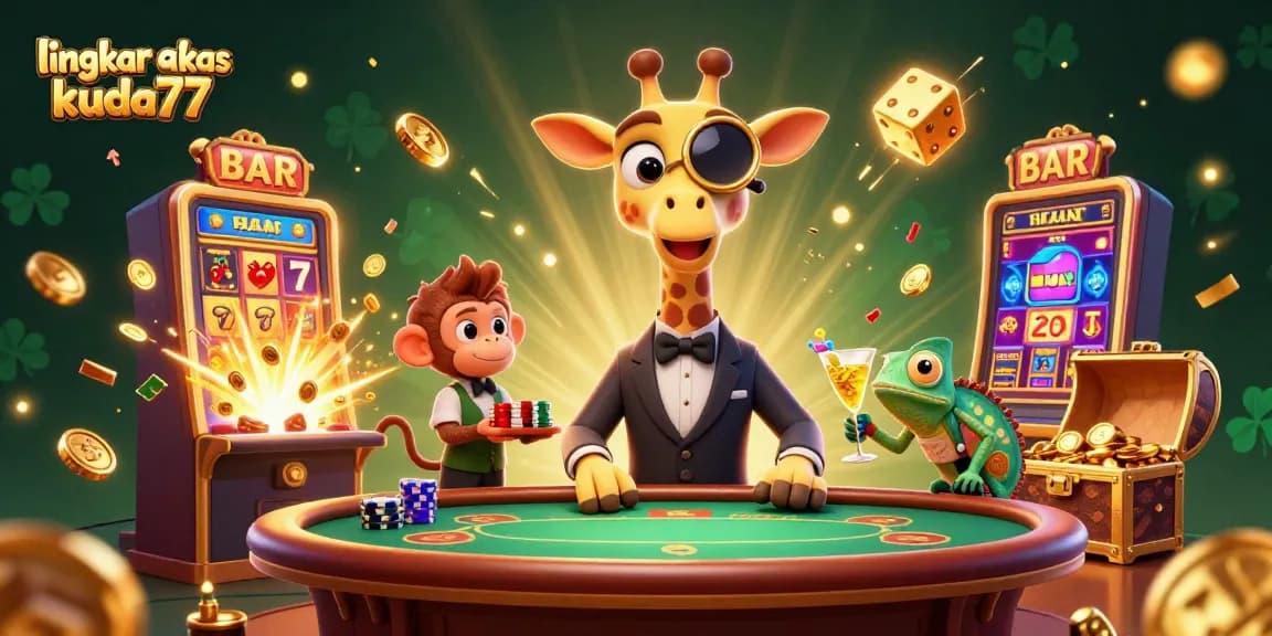 Mengambil peluang di lingkar akses kuda77 dengan karakter kasino menghibur dan jackpot menggemparkan.