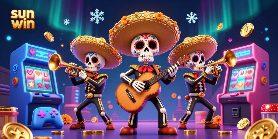 Engage in thrilling sun win casino adventures with a vibrant mariachi band and dynamic gaming elements!