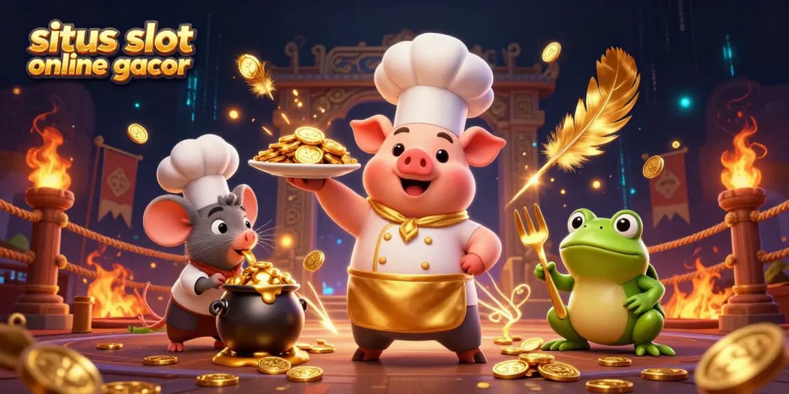 Situs slot online gacor menyajikan pengalaman bermain dengan karakter kartun 3D menarik dalam suasana kasino yang memukau.
