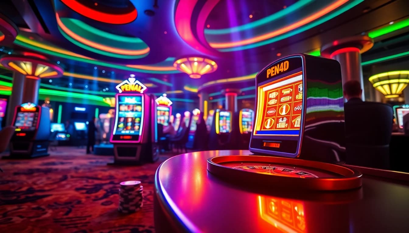 Experience the excitement of winning at PEN4D with engaging slot machines and lively casino action.
