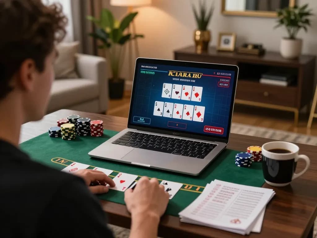Play blackjack online at nhà cái fly88 from home with live dealer game interface.