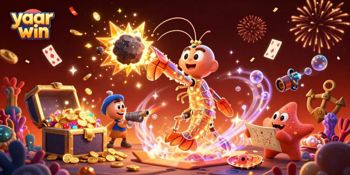 Experience the thrill at yaar win with explosive casino adventures in a vibrant underwater scene.