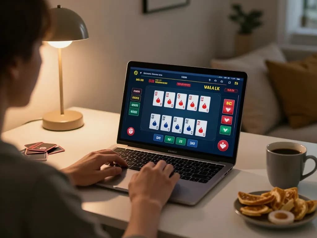 Experience cm88-bet by playing live blackjack in a cozy home setting with strategic gameplay.