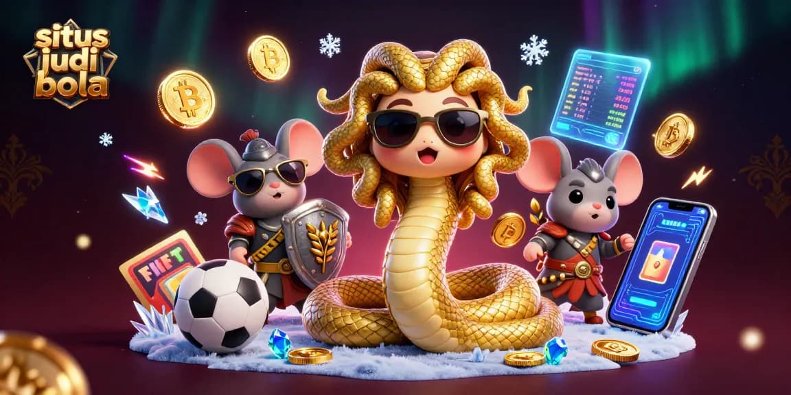 Bet on exciting situs judi bola opportunities with friendly Medusa and a warrior mouse!