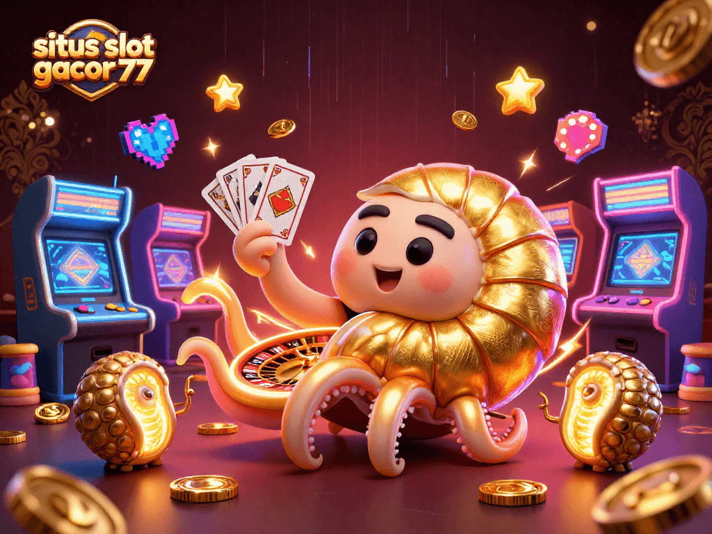 Spin and win with situs slot gacor 777's exhilarating gaming adventure featuring dynamic 3D characters.