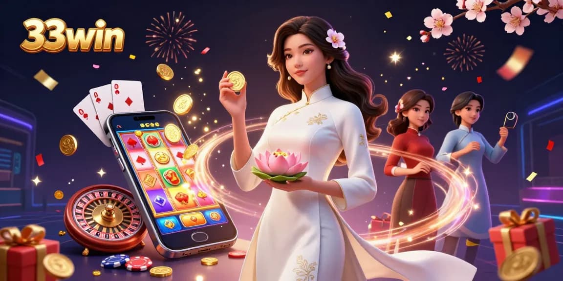 Experience winning at 33win with vibrant characters, colorful slots, and rewarding gameplay.