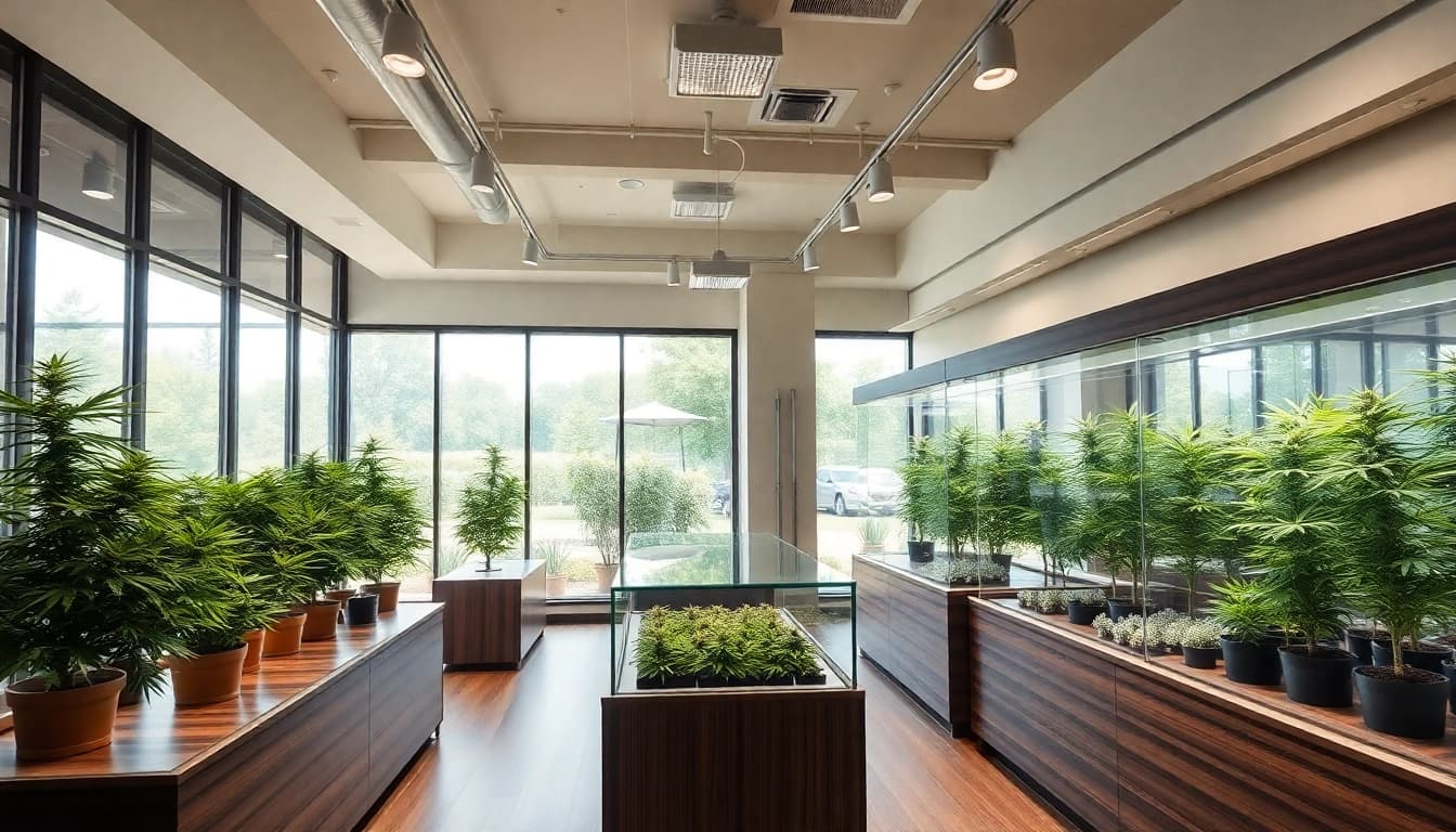 Showcasing a vibrant cannabis display for those looking to weed buy quality products.