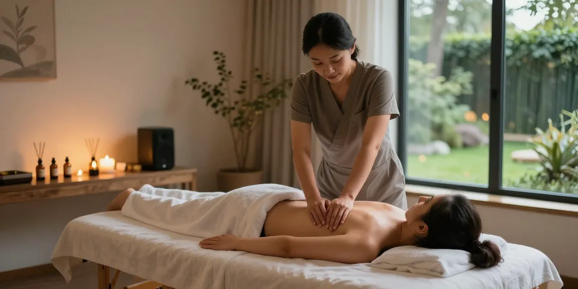 Relaxing Swedish massage at makangs.com spa environment with soothing elements.