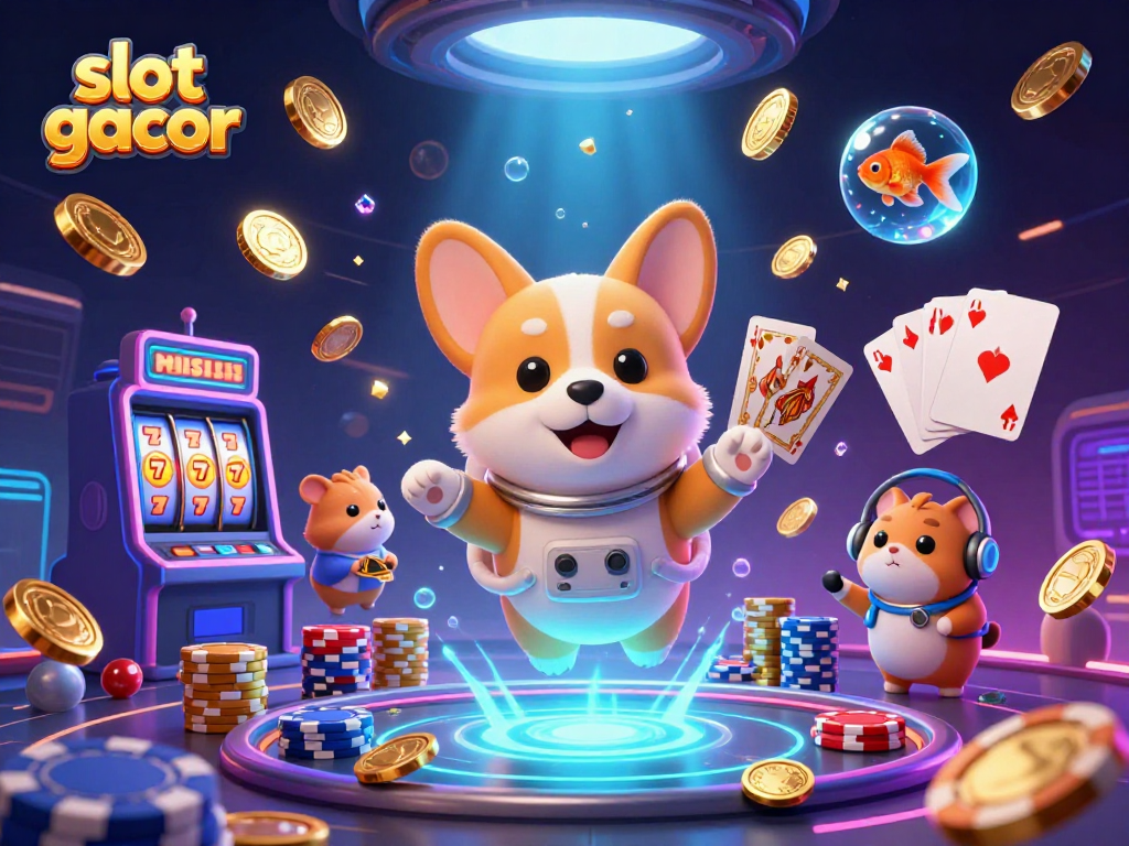 Gambarlah slot gacor dengan layaknya kemenangan besar yang didapat dari mesin slot berkilau dan segudang koin emas.