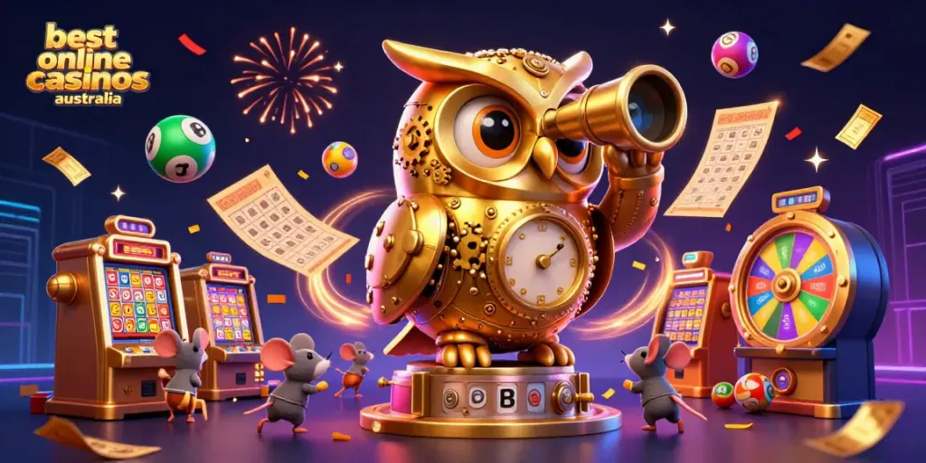 Engage with the best online casinos Australia featuring dynamic casino elements and characters.