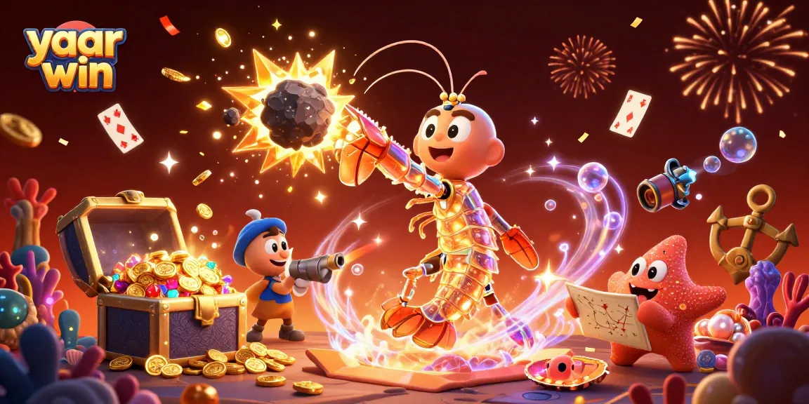 Experience the thrill at yaar win with explosive casino adventures in a vibrant underwater scene.