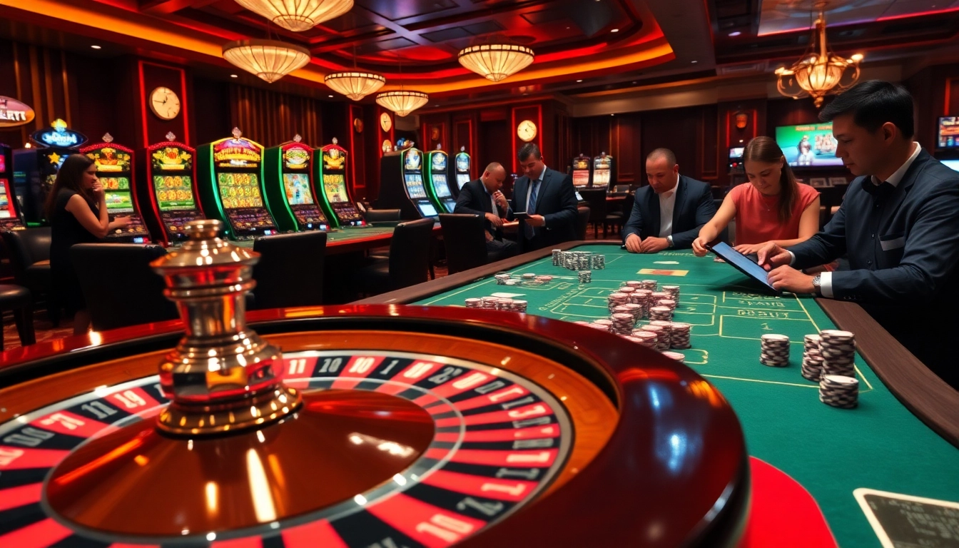 Experience the thrill of online gaming at mm88k.media with vibrant casino visuals.