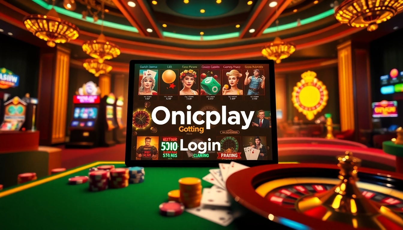 Engage with advanced Onicplay login for the best slot games and winning strategies.