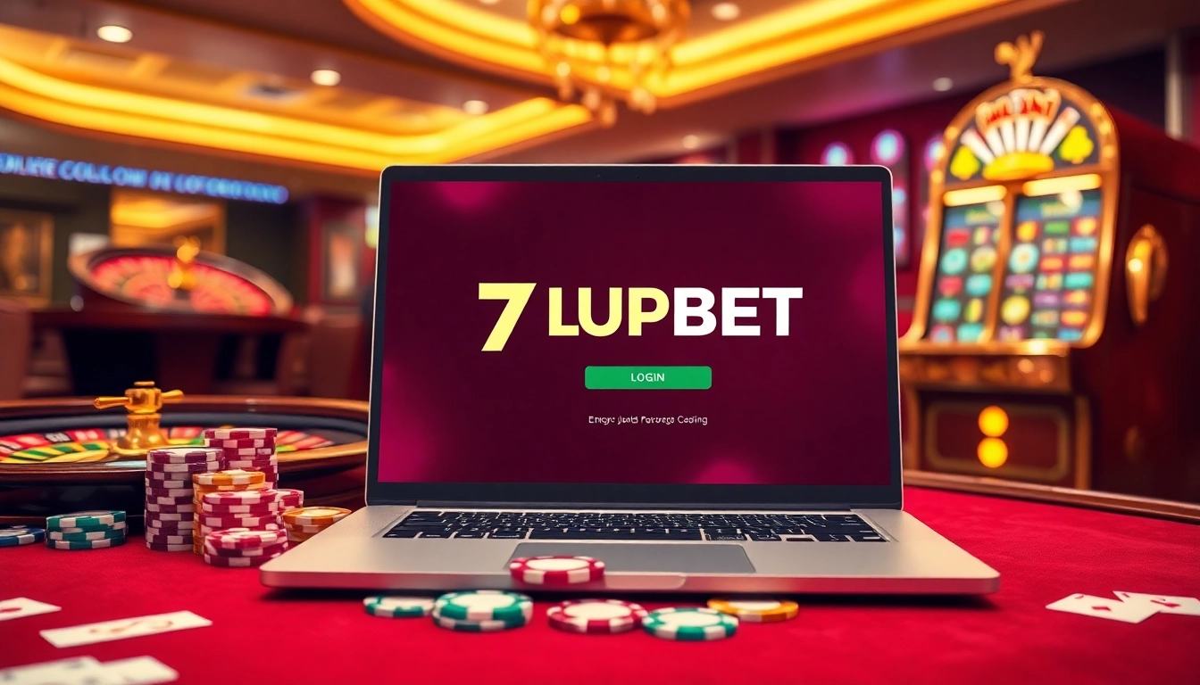 Engage in the excitement of 7upbet login amidst vibrant casino elements and sleek digital interfaces.