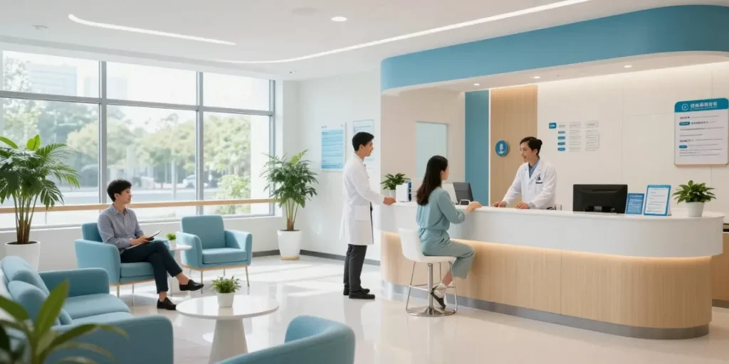 Hair transplant turkey consultations in a modern health clinic with expert doctors and patient care services.