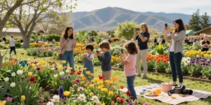Discover the beauty of nature at https://www.thecapayvalleygardentour.com, where families create memories among vibrant flowers.